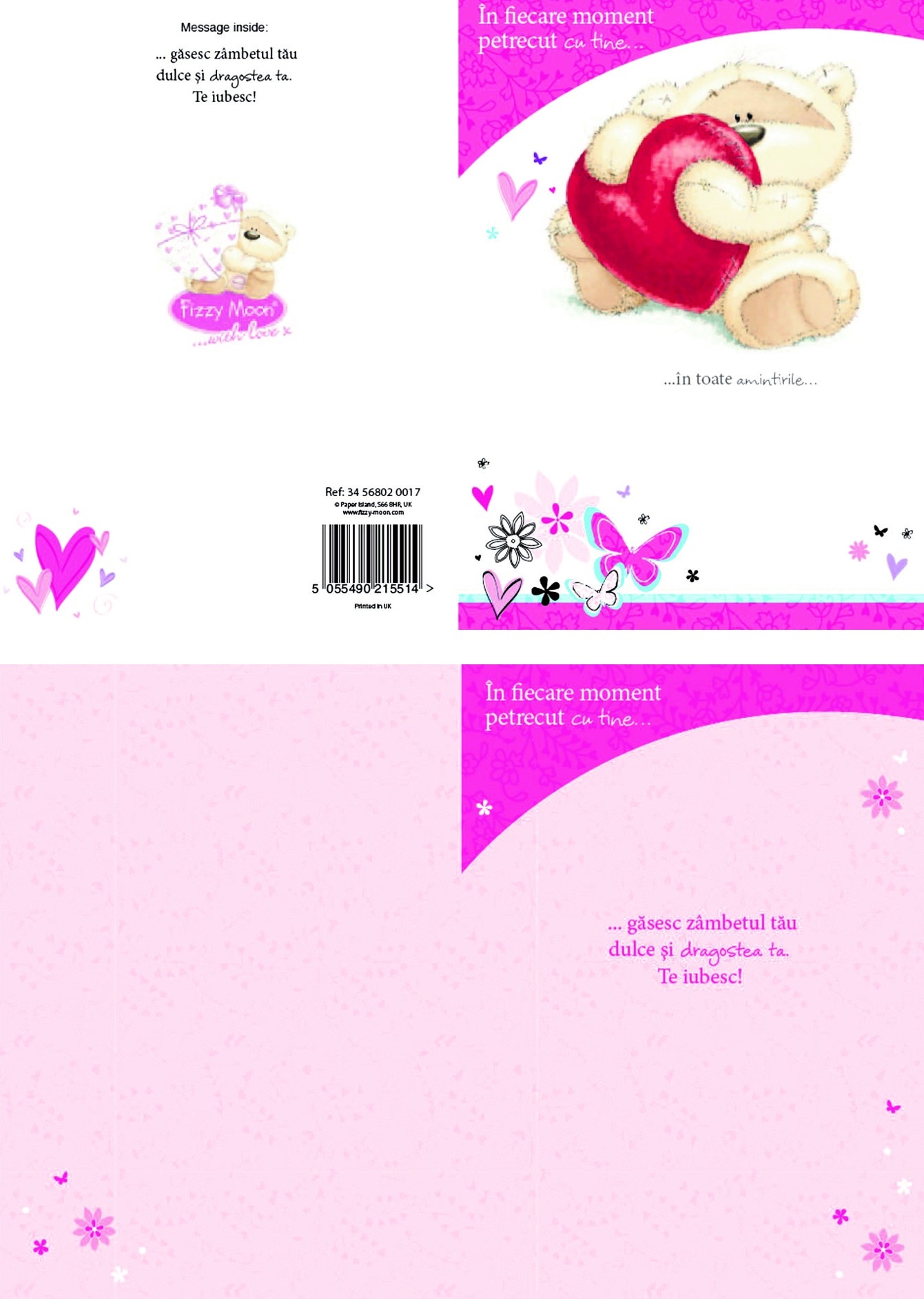 Felicitare - In fiecare moment petrecut cu tine Felicitare - In fiecare moment petrecut cu tine