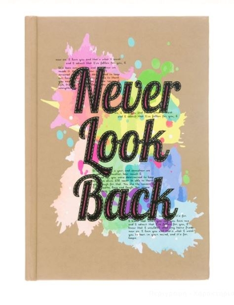 Carnetel A6, kaki - Never Look Back Carnetel A6, kaki - Never Look Back