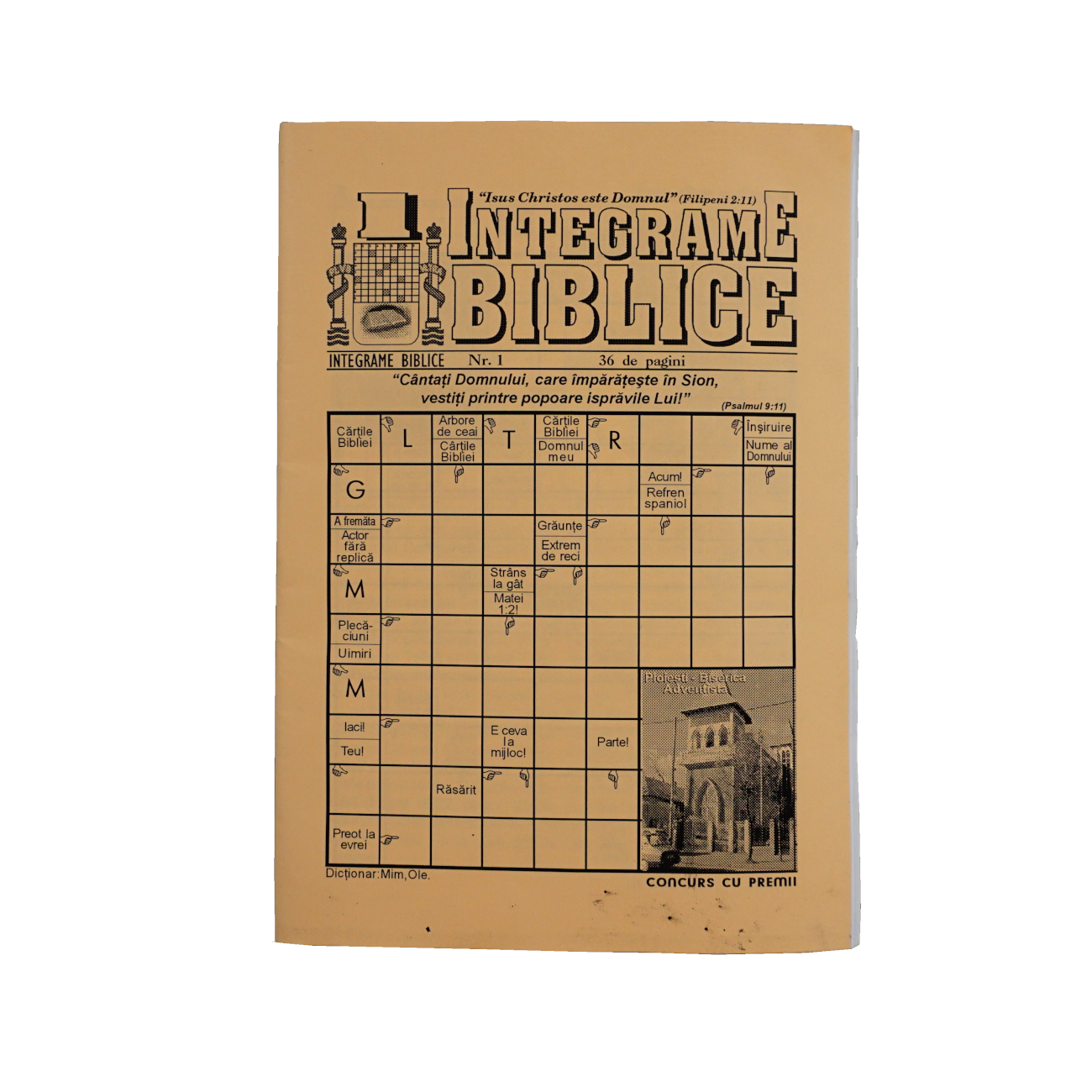 Integrame biblice - nr. 1 Integrame biblice - nr. 1