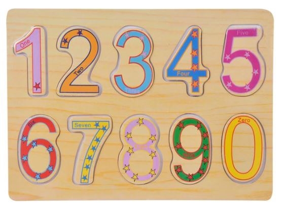 Puzzle din lemn - Numere - Activitati pentru copii (3+) (Model 3) Puzzle din lemn - Numere - Activitati pentru copii (3+) (Model 3)