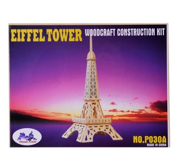 Puzzle din lemn - Turnul Eiffel 3D, 22 piese - Activitati pentru copii (8+) Puzzle din lemn - Turnul Eiffel 3D, 22 piese - Activitati pentru copii (8+)