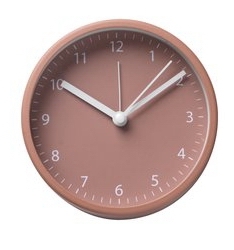 Ceas de birou cu alarma  ANKER ROZ PLAMANIU (11X11X4cm) Ceas de birou cu alarma  ANKER ROZ PLAMANIU (11X11X4cm)