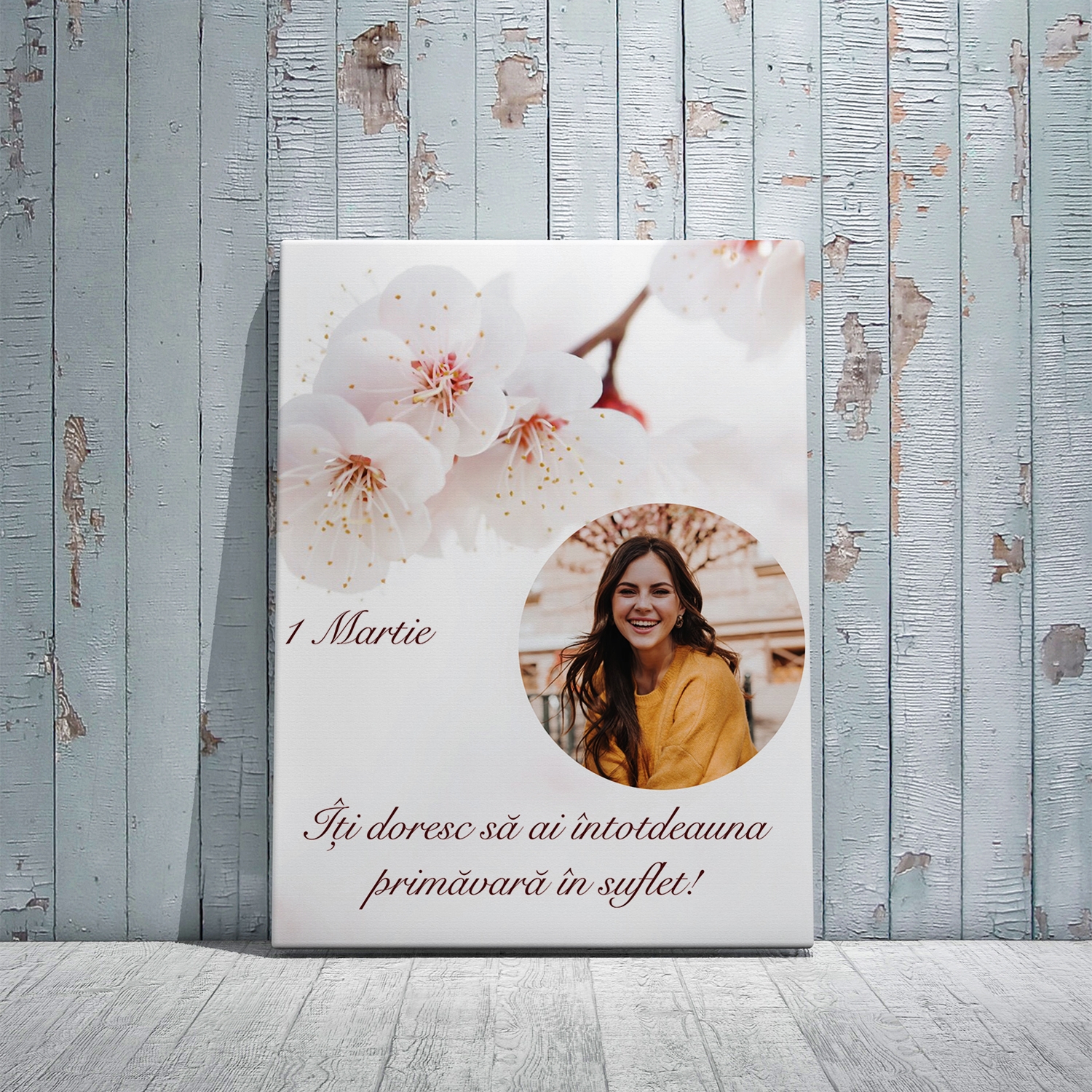 Tablou canvas personalizat cu poză – 1 Martie Tablou canvas personalizat cu poză – 1 Martie