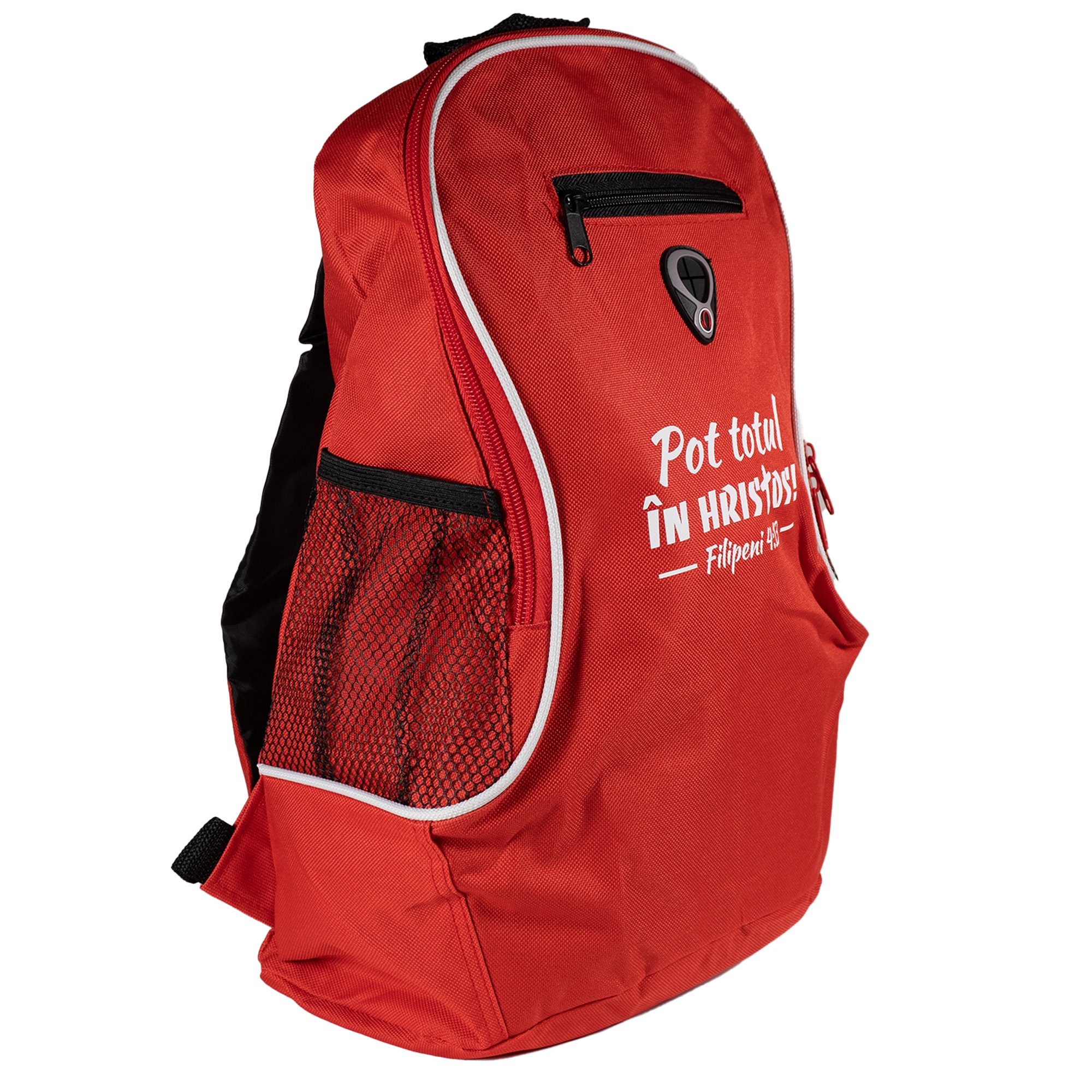 Ghiozdan rucsac - roșu "Pot totul în Hristos!" (Filipeni 4:13) Ghiozdan rucsac - roșu "Pot totul în Hristos!" (Filipeni 4:13)