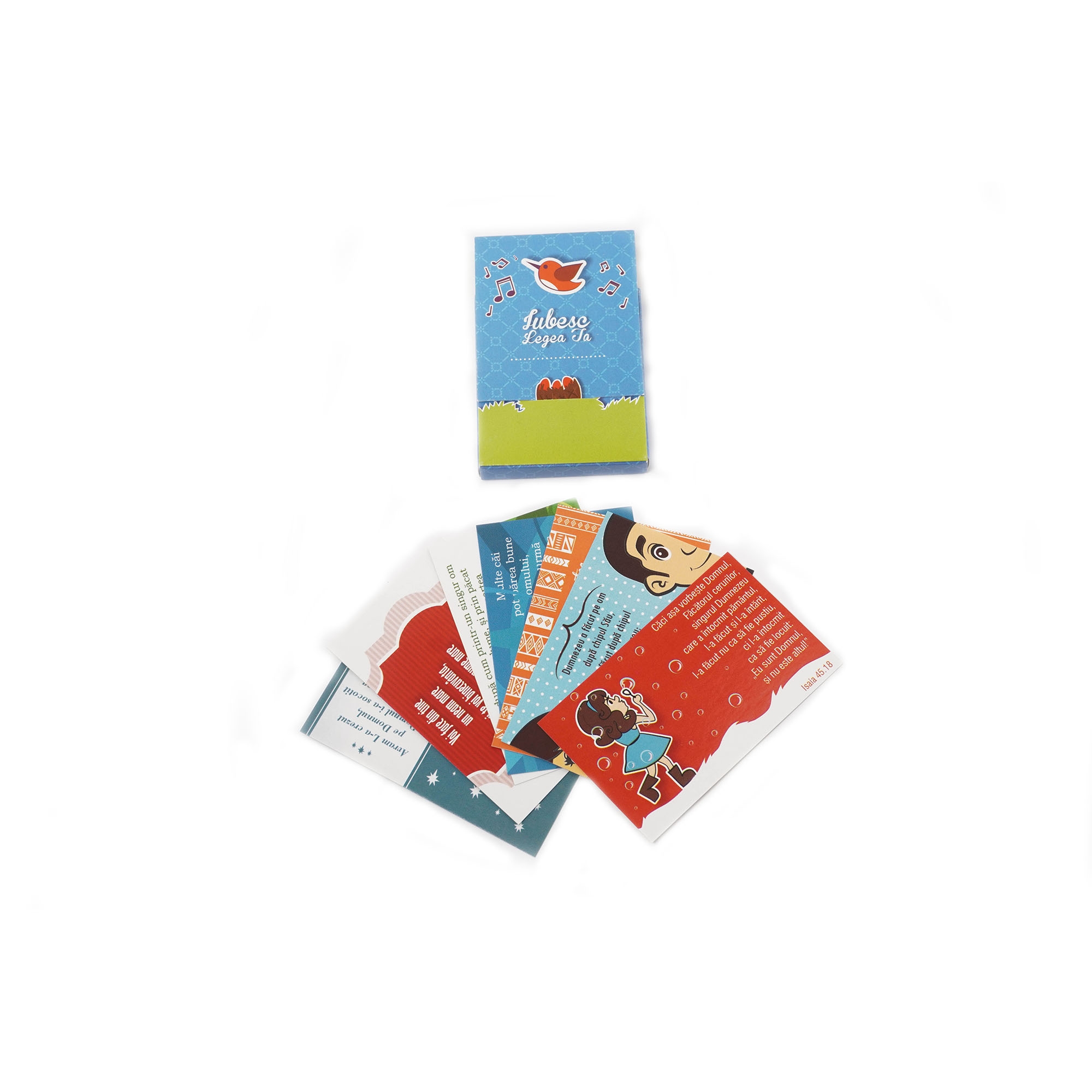 Set cu 30 de carduri - Iubesc Legea Ta Set cu 30 de carduri - Iubesc Legea Ta