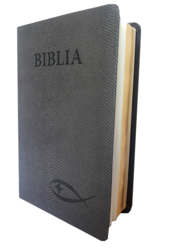 Biblia NTR (Biblia Noua Traducere), castanie, coperta imitatie piele, aurita, cu peste Biblia NTR (Biblia Noua Traducere), castanie, coperta imitatie piele, aurita, cu peste