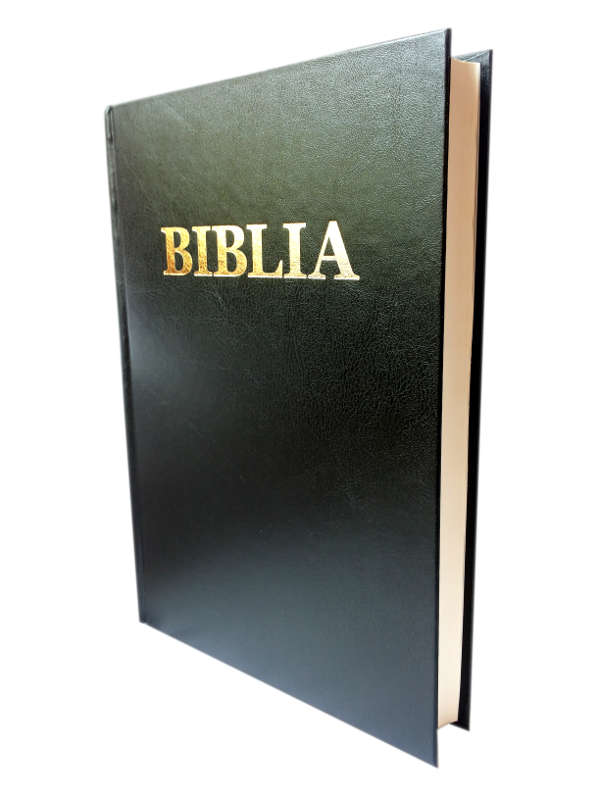 Biblia foarte mare, cartonata, scris foarte mare, neagra, cuvintele lui Isus cu rosu, traducere Cornilescu [083 CT]