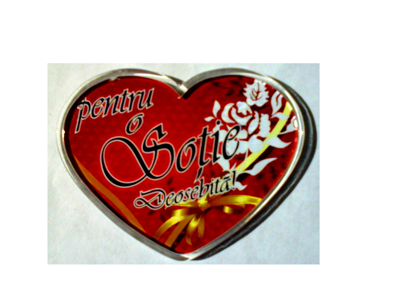 Magnet de frigider cu dedicatie - Pentru o sotie deosebita Magnet de frigider cu dedicatie - Pentru o sotie deosebita