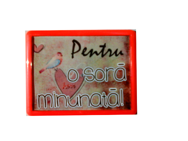 Magnet cu mesaj - Pentru o sora minunata!