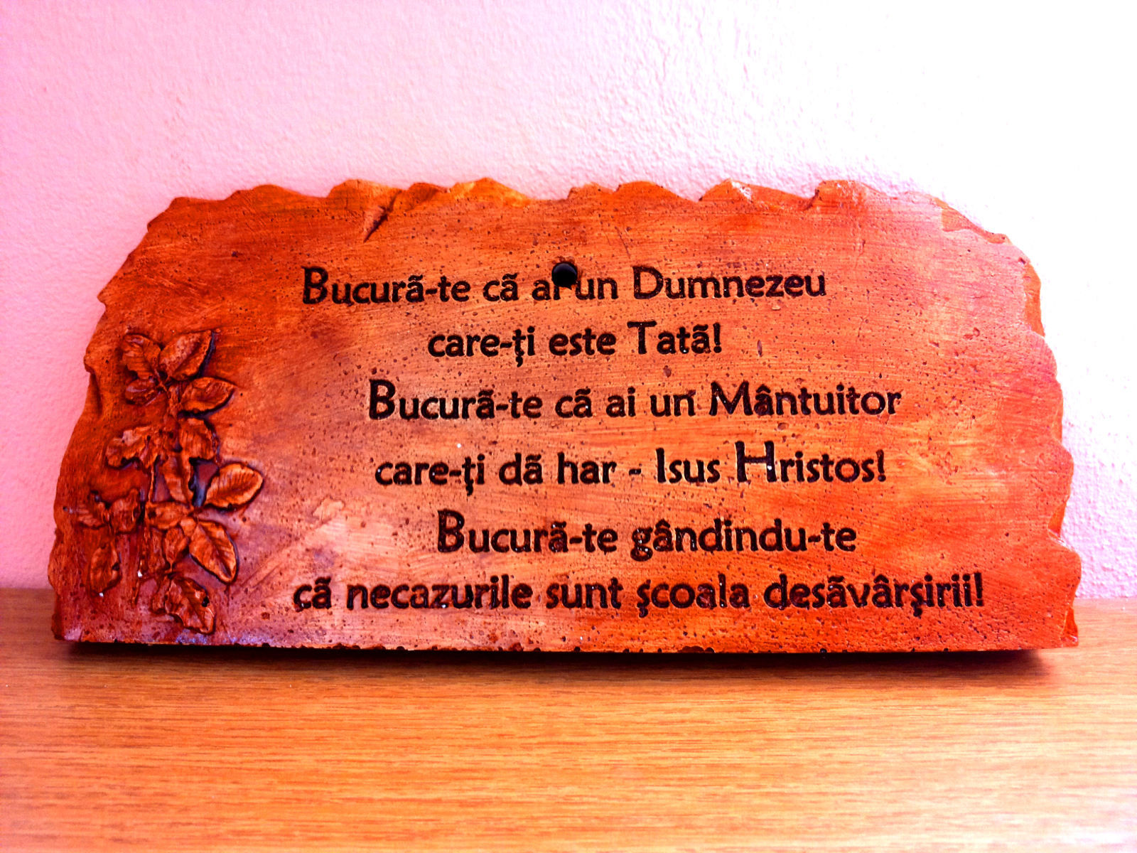 Gravura - Bucura-te ca ai un Dumnezeu