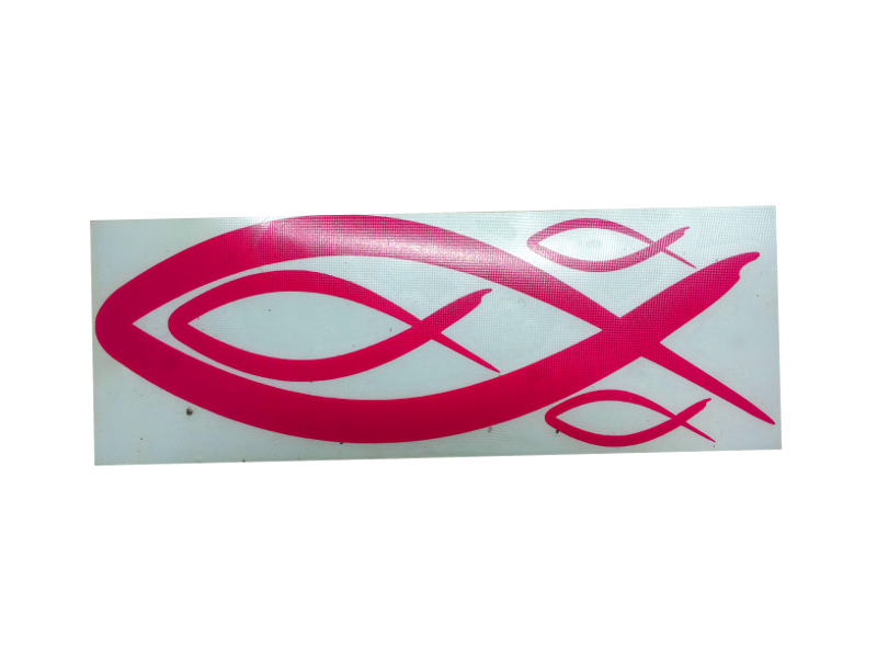 Autocolant Peşte - roz Autocolant Peşte - roz