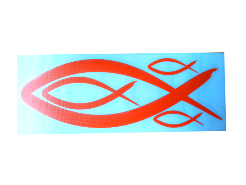 Autocolant Peşte - portocaliu Autocolant Peşte - portocaliu