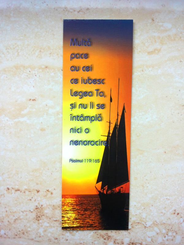 Semn de carte - Multa pace au cei ce iubesc Legea Ta Semn de carte - Multa pace au cei ce iubesc Legea Ta