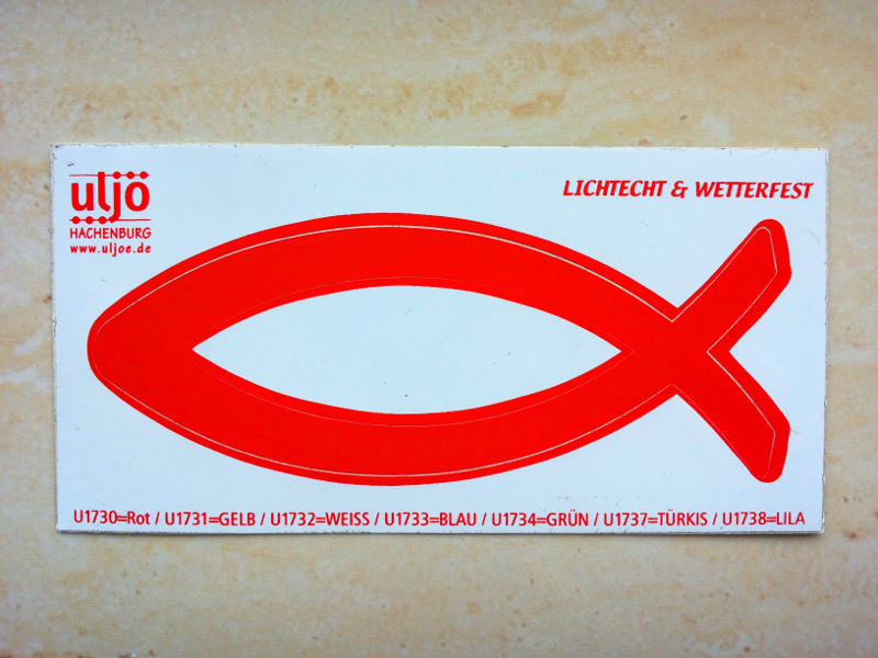 Autocolant Peşte - Rosu Autocolant Peşte - Rosu