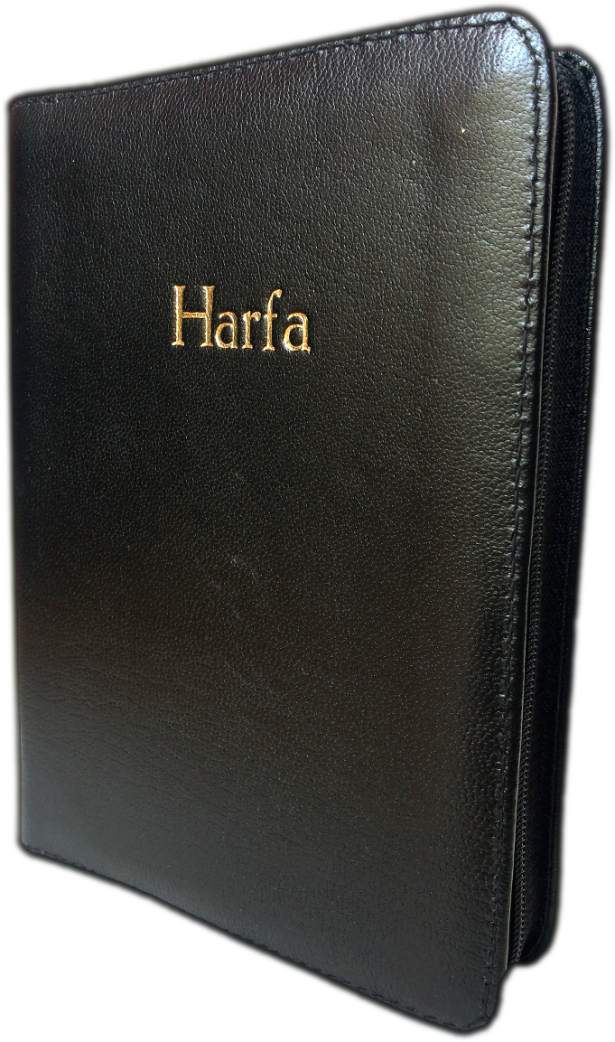 Harfa bisericilor lui Dumnezeu, editia 13, imbracata in piele, neagra, cu fermoar Harfa bisericilor lui Dumnezeu, editia 13, imbracata in piele, neagra, cu fermoar