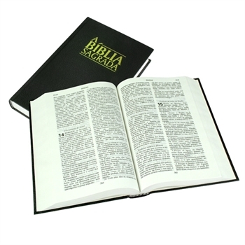Biblia in limba portugheza, medie, coperta cartonata - Português, Bíblia Almeida Corrigida do Brasil, formato grande, preto Biblia in limba portugheza, medie, coperta cartonata - Português, Bíblia Almeida Corrigida do Brasil, formato grande, preto