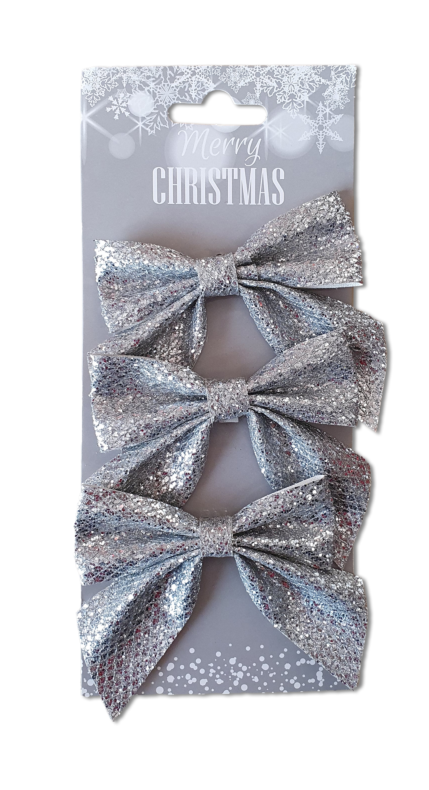 Ornament pom de Craciun - Fundite argintii (3 buc.) Ornament pom de Craciun - Fundite argintii (3 buc.)