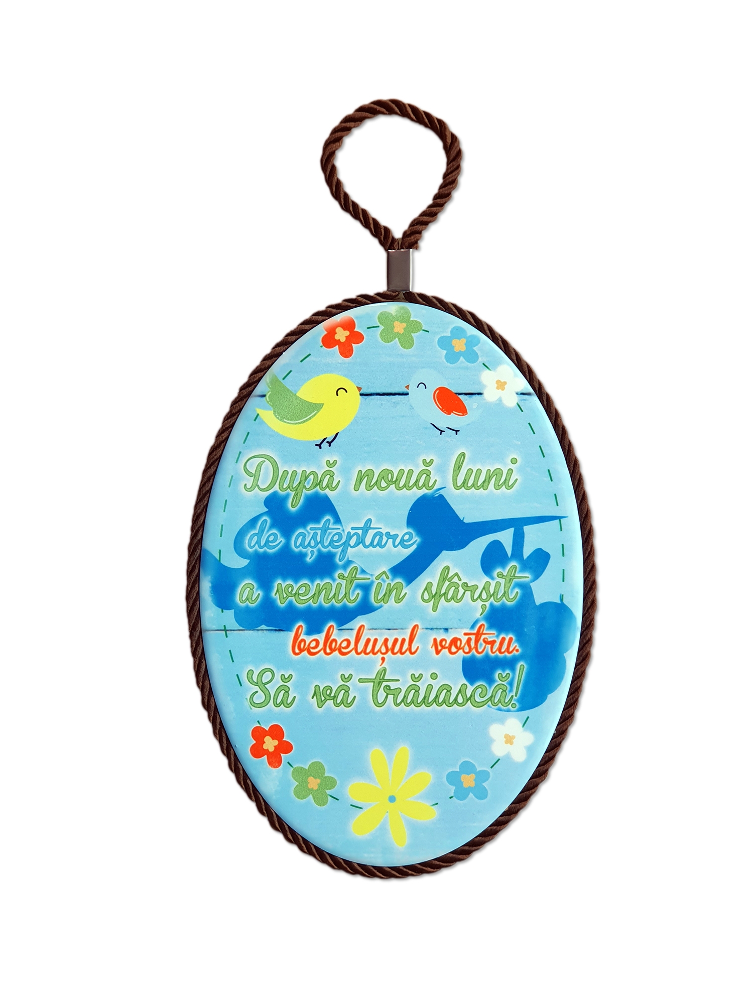 Placheta ceramica - Dupa noua luni (13.5x18 cm) Placheta ceramica - Dupa noua luni (13.5x18 cm)