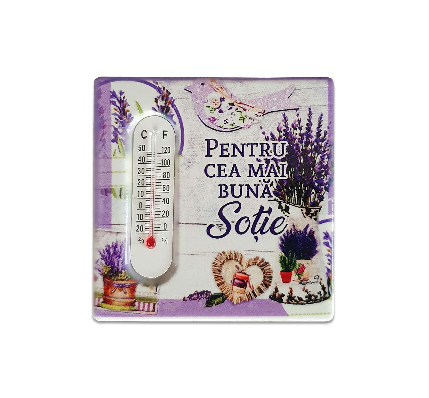 Magnet termometru - Pentru cea mai buna sotie Magnet termometru - Pentru cea mai buna sotie