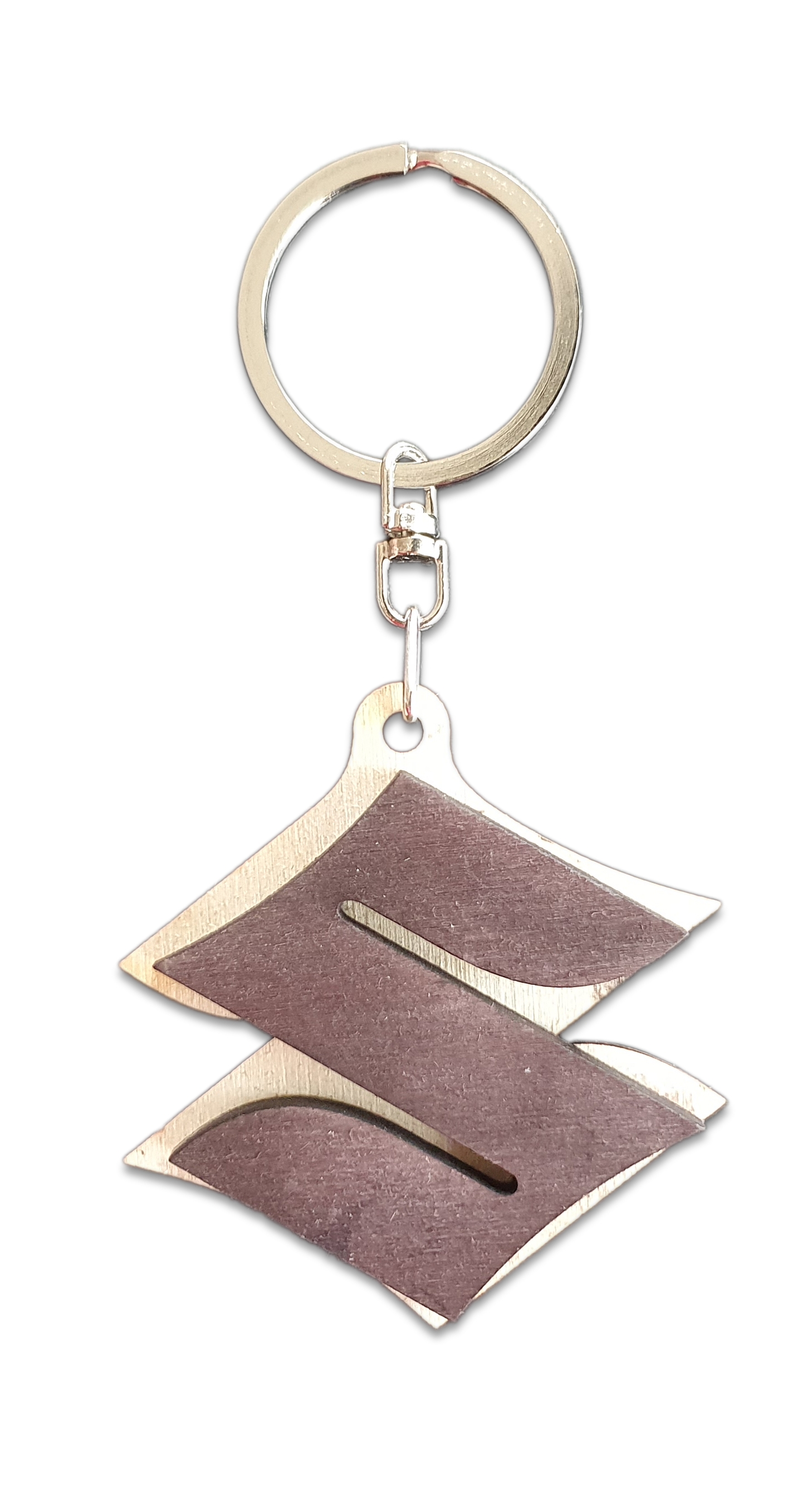 Breloc auto din lemn - Suzuki