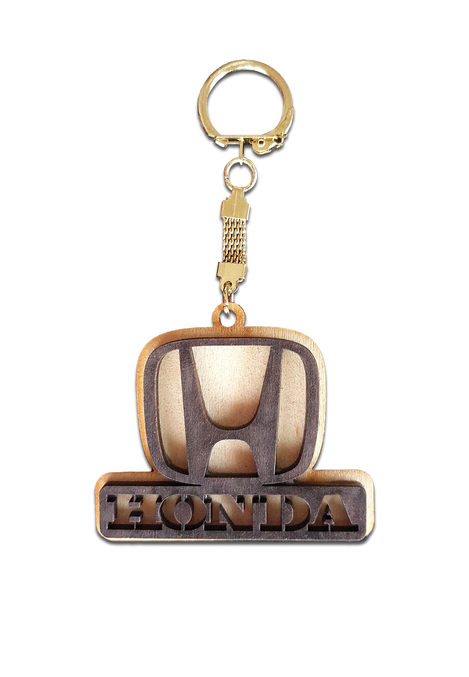 Breloc auto din lemn - Honda