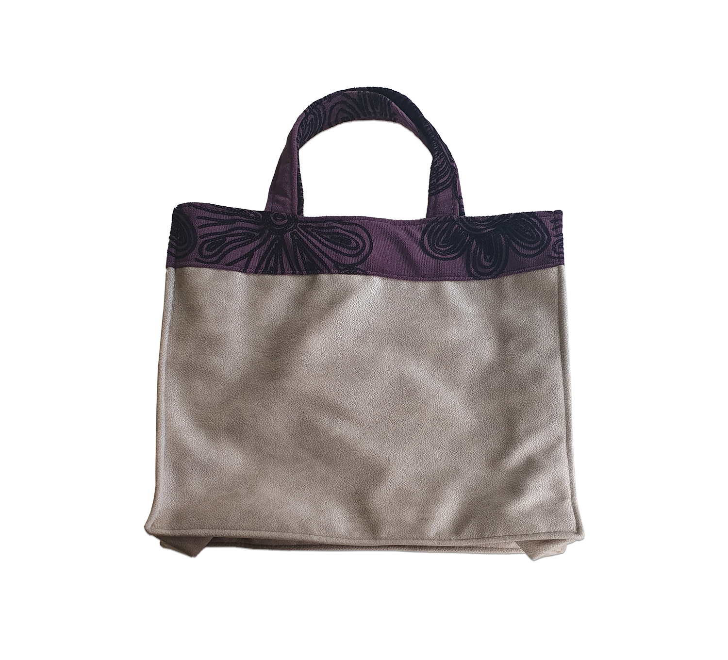 Sacosa cumparaturi - Violet-gri Sacosa cumparaturi - Violet-gri