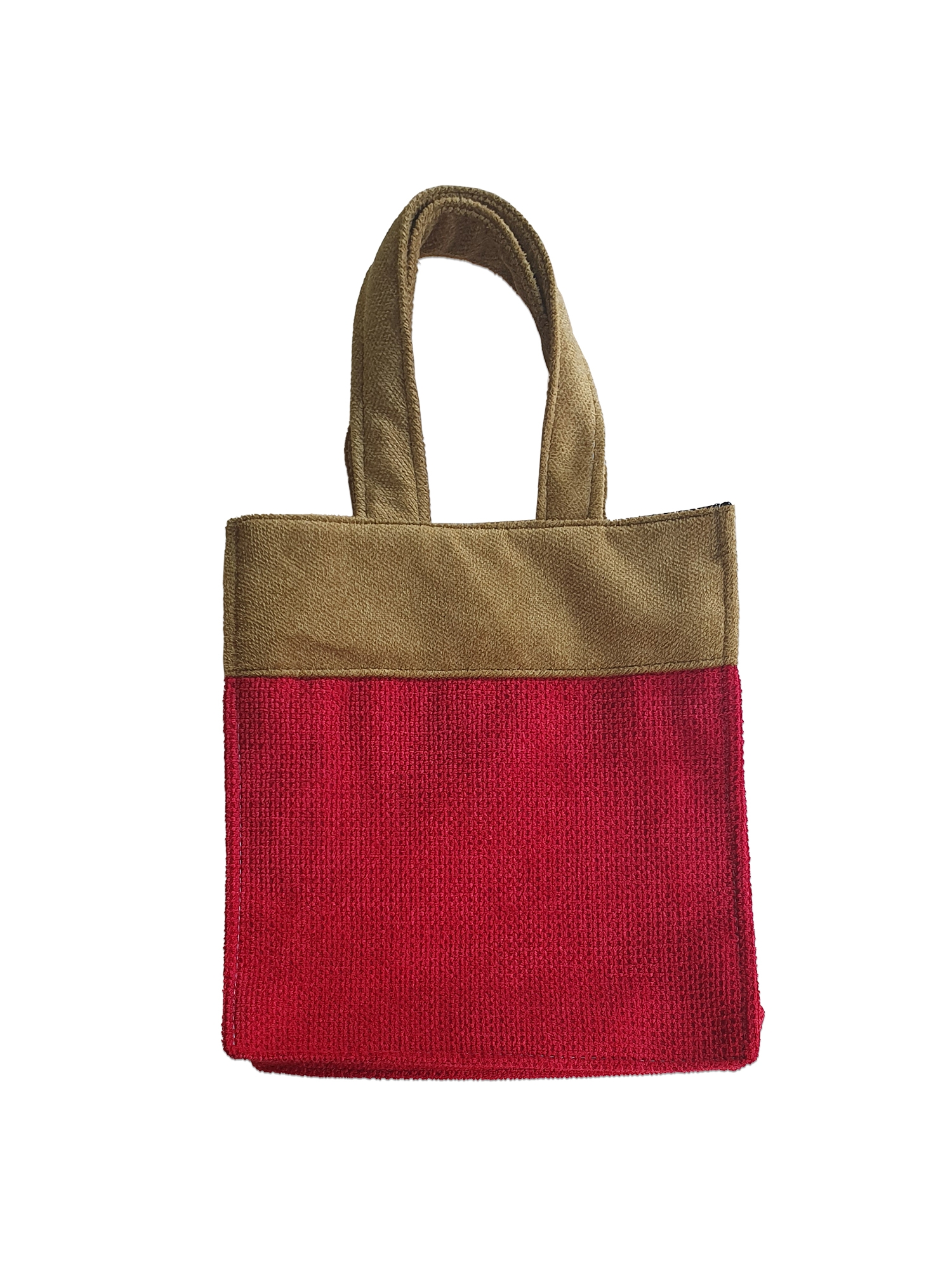 Sacosa mica - Galben mustar - rosu Sacosa mica - Galben mustar - rosu