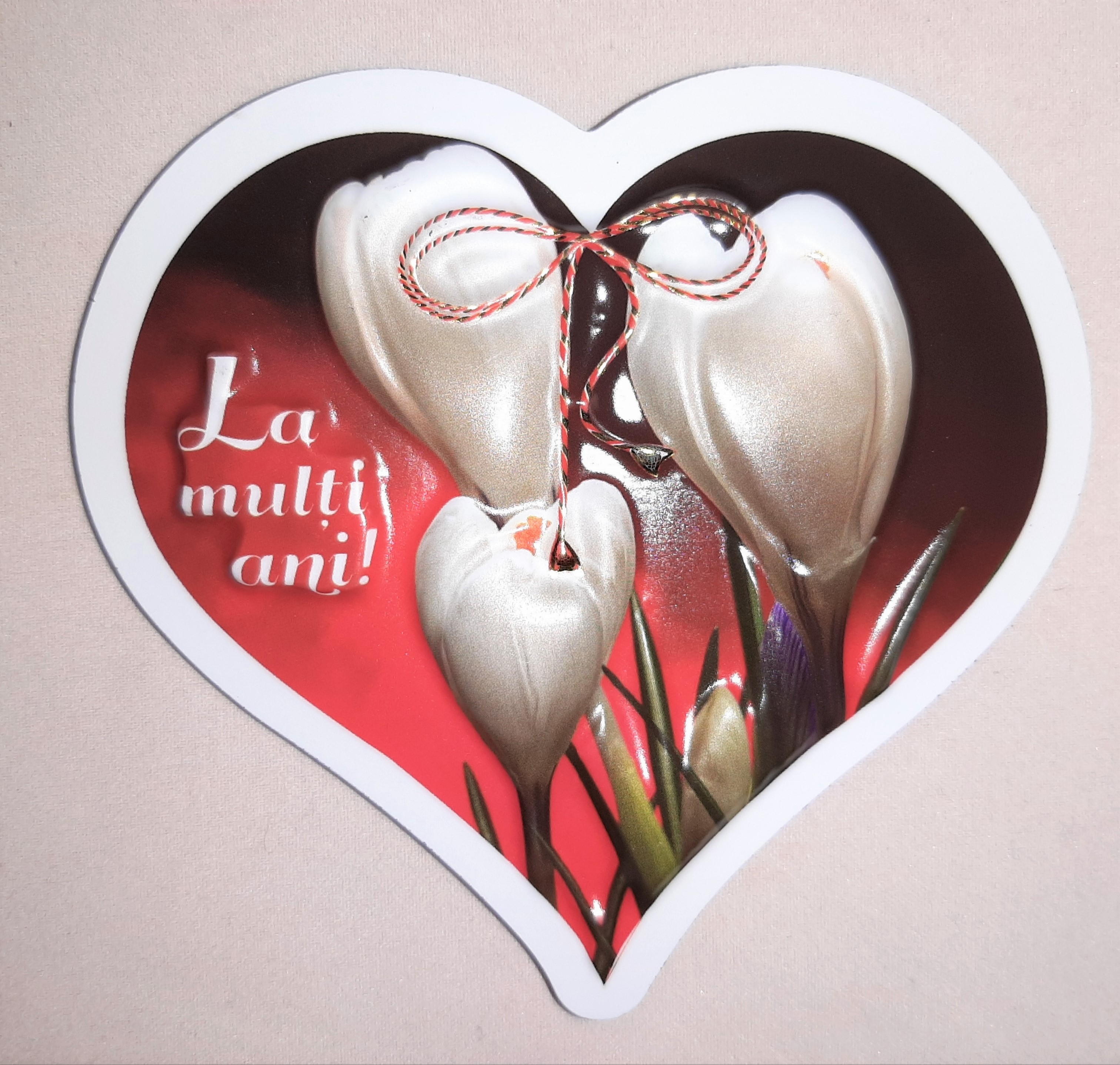 Magnet plastic -  La multi ani! (Model 1) Magnet plastic -  La multi ani! (Model 1)