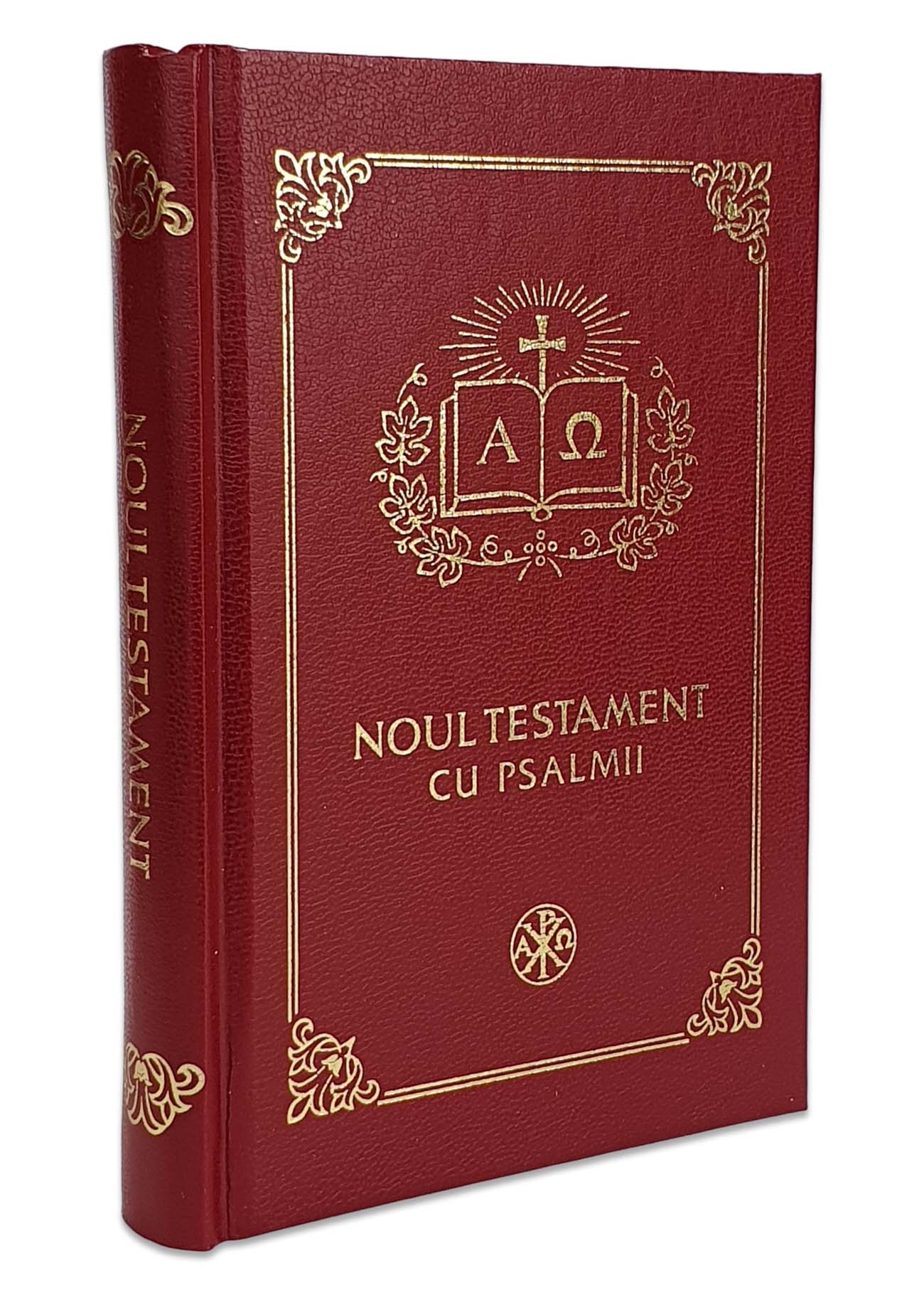 Noul Testament cu Psalmii  - de buzunar, mica, cartonata, visinie, scris mare, aurita (cu aprobarea Sf. Sinod) Noul Testament cu Psalmii  - de buzunar, mica, cartonata, visinie, scris mare, aurita (cu aprobarea Sf. Sinod)