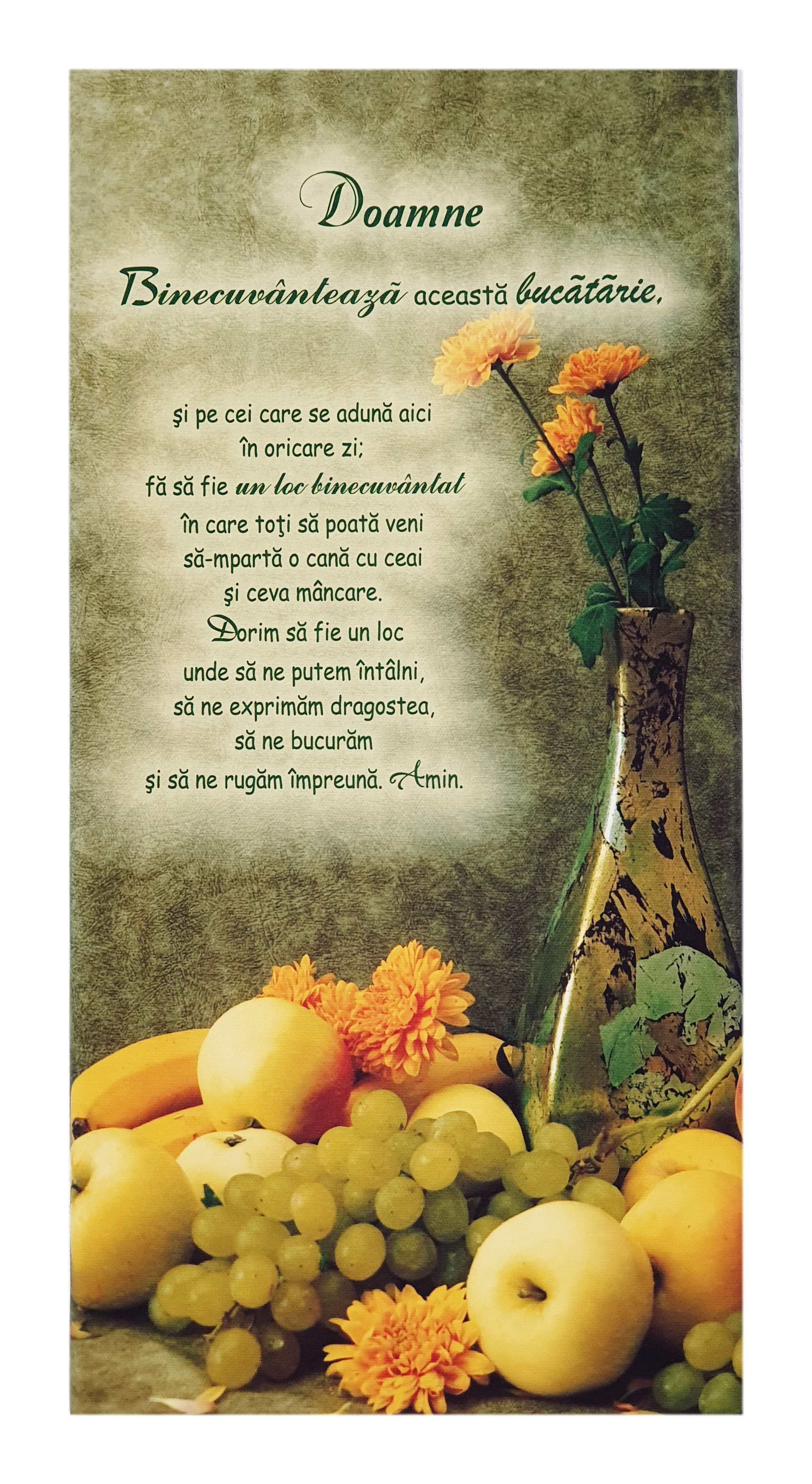 Tablou canvas -Doamne Binecuvinteaza aceasta bucatarie!(25x50 cm) Tablou canvas -Doamne Binecuvinteaza aceasta bucatarie!(25x50 cm)