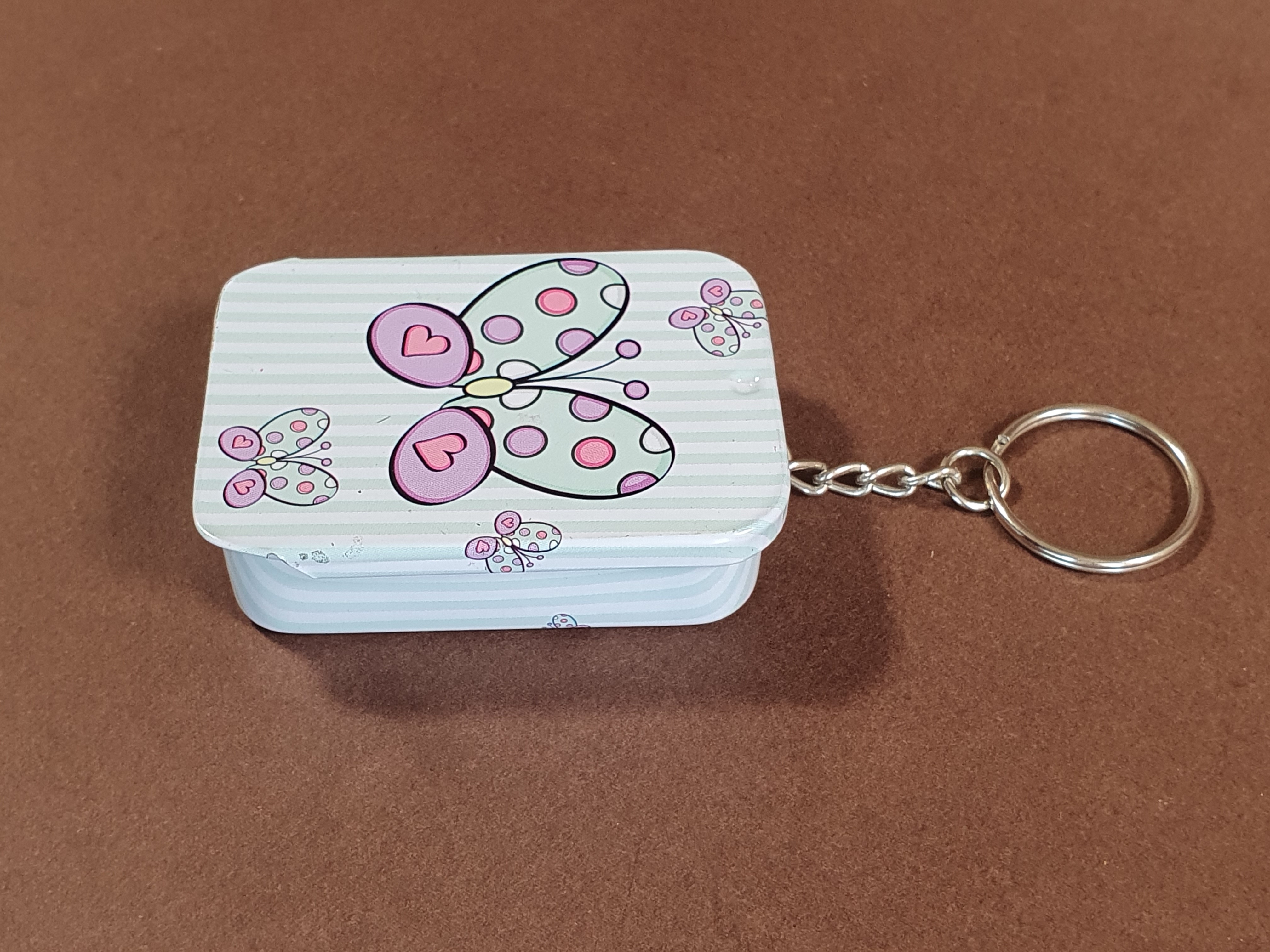 Breloc cu cutie metalica Breloc cu cutie metalica