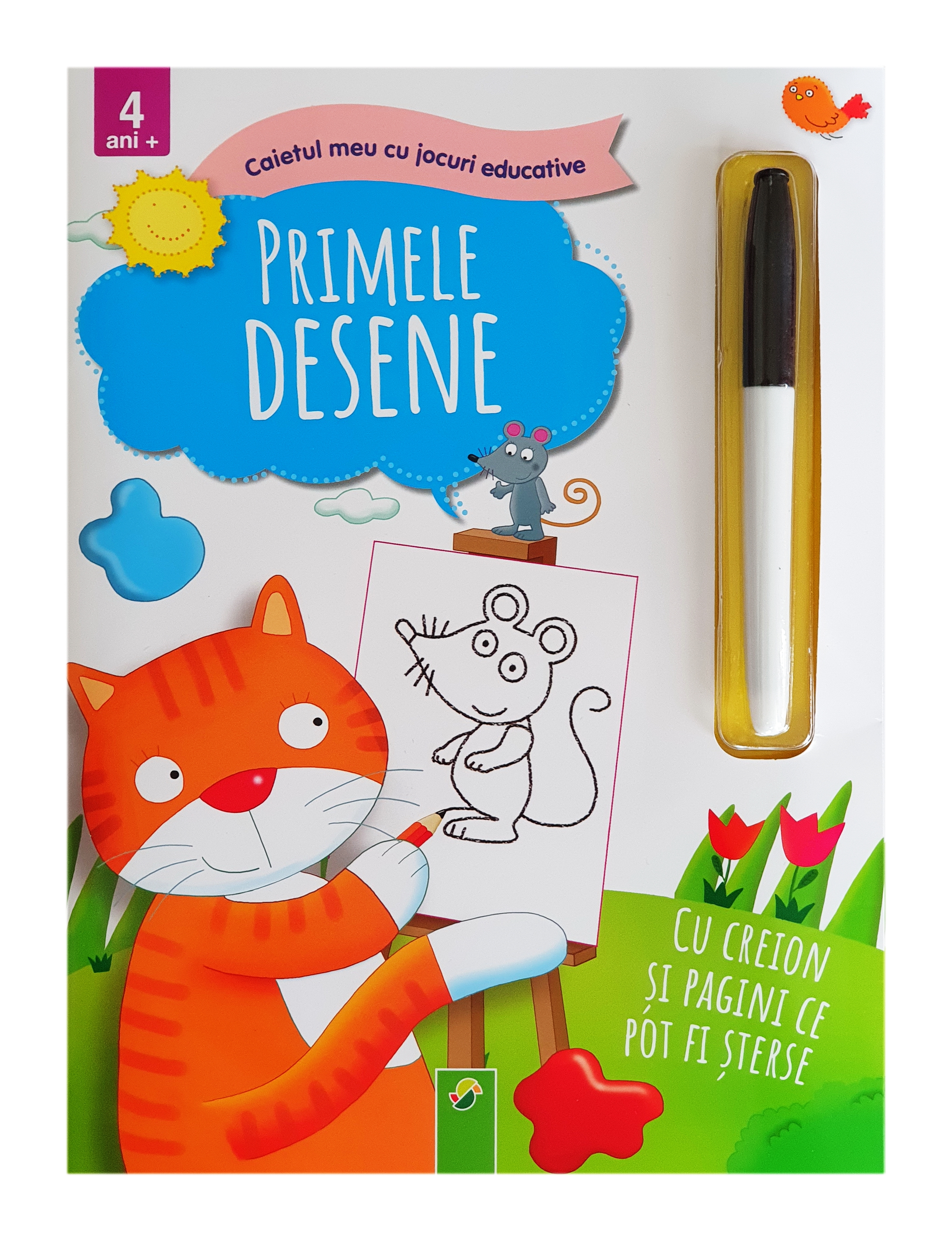 Caietul meu cu jocuri educative - Primele desene (4+) Caietul meu cu jocuri educative - Primele desene (4+)
