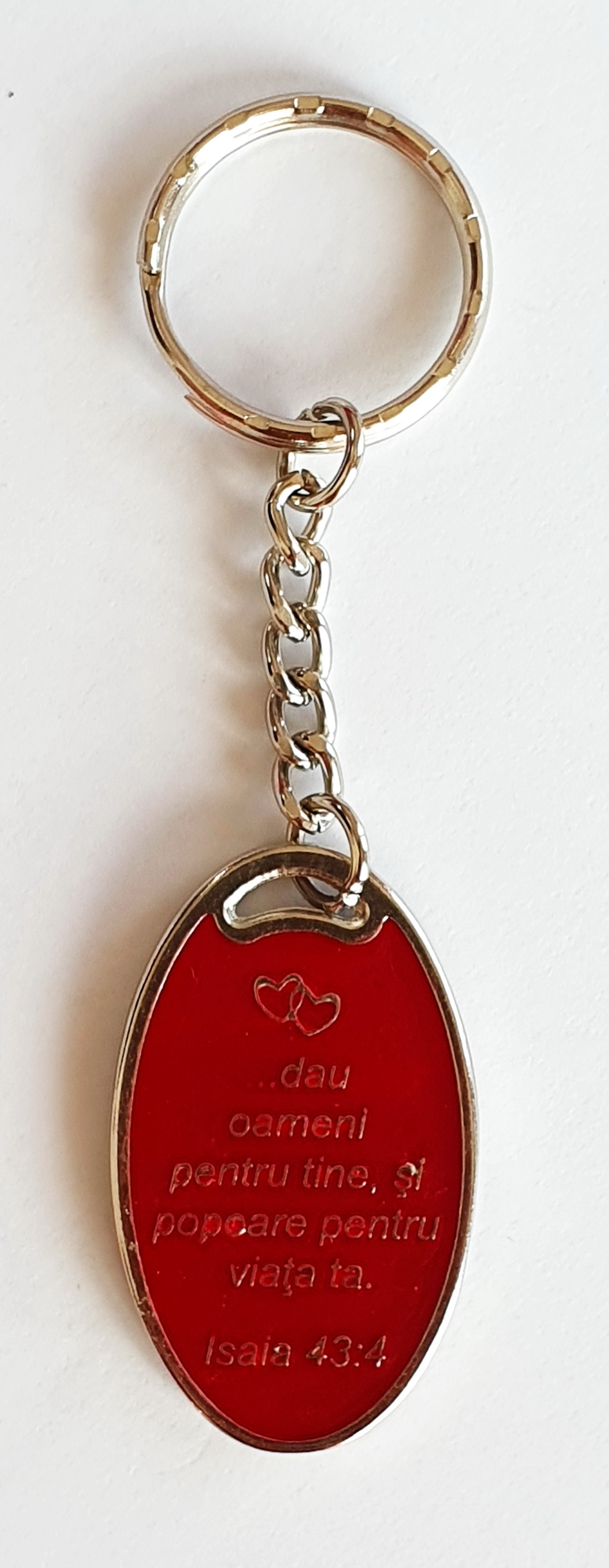 Brelocuri crestine fata/verso - ...dau oameni pentru tine / De aceea pentru ca ai pret Brelocuri crestine fata/verso - ...dau oameni pentru tine / De aceea pentru ca ai pret