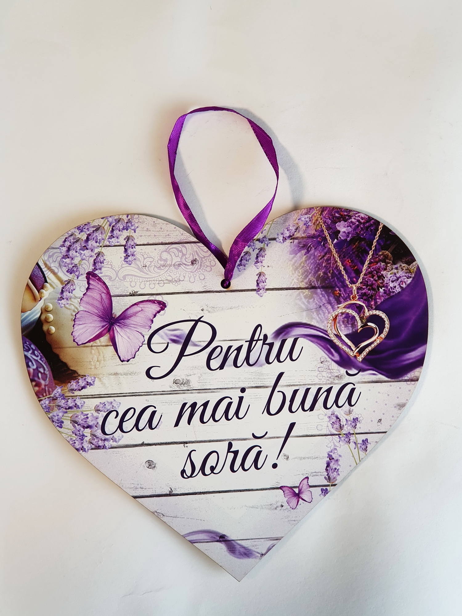 Tablita perete -  Pentru cea mai buna sora