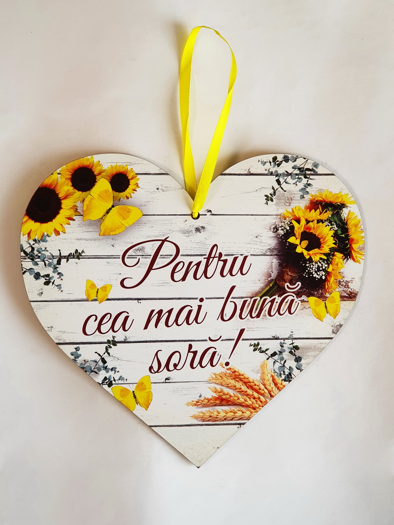 Tablita perete -  Pentru cea mai buna sora Tablita perete -  Pentru cea mai buna sora