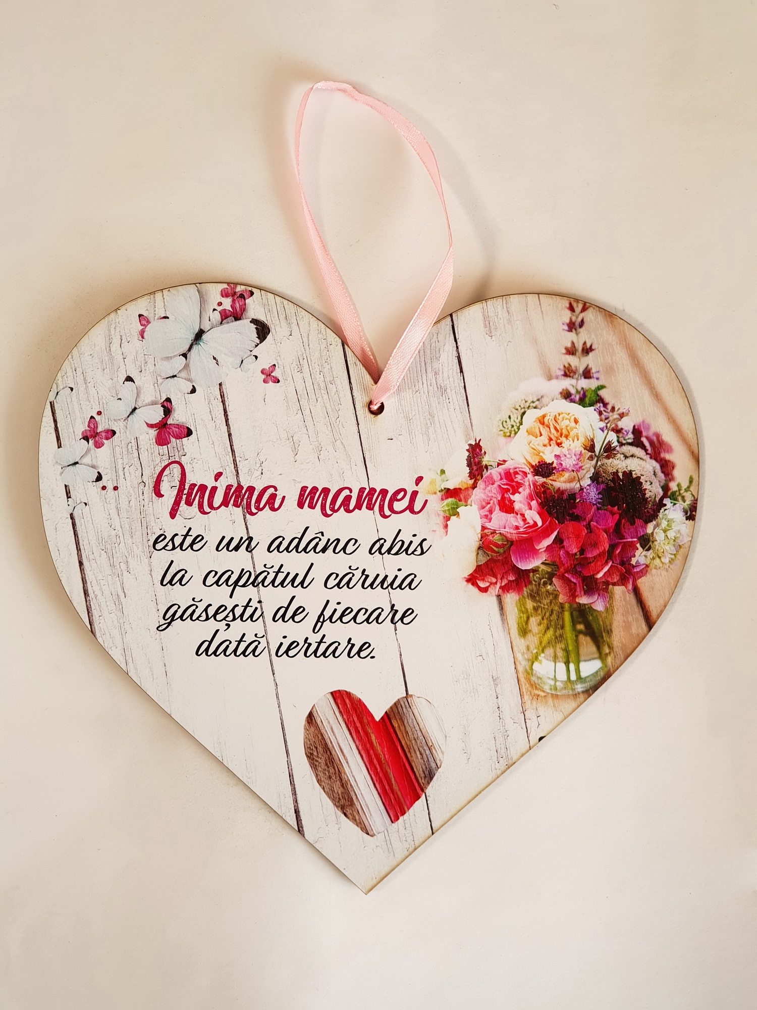 Tablita perete -  Inima mamei Tablita perete -  Inima mamei