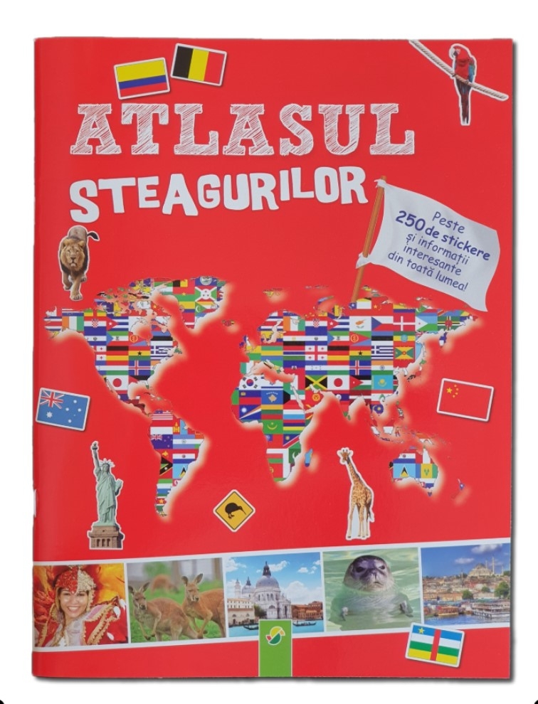 Carte cu activitati - Atlasul steagurilor Carte cu activitati - Atlasul steagurilor