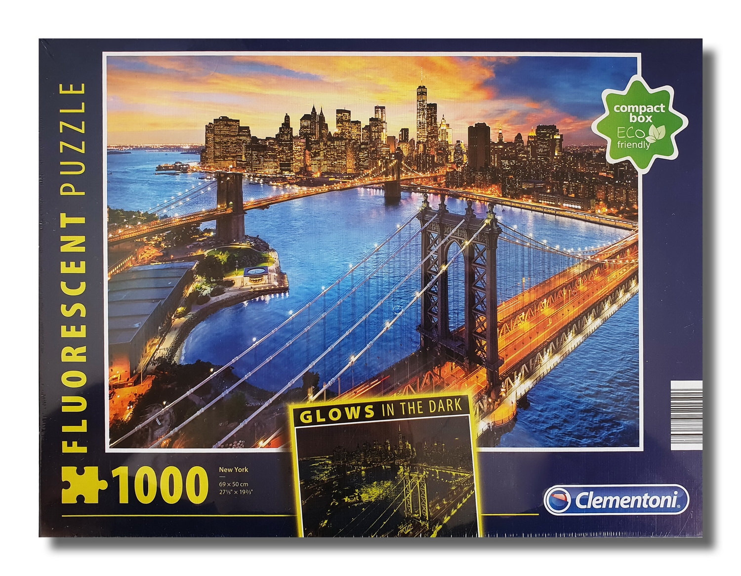 Puzzle flourescent - New York - 1000 piese Puzzle flourescent - New York - 1000 piese