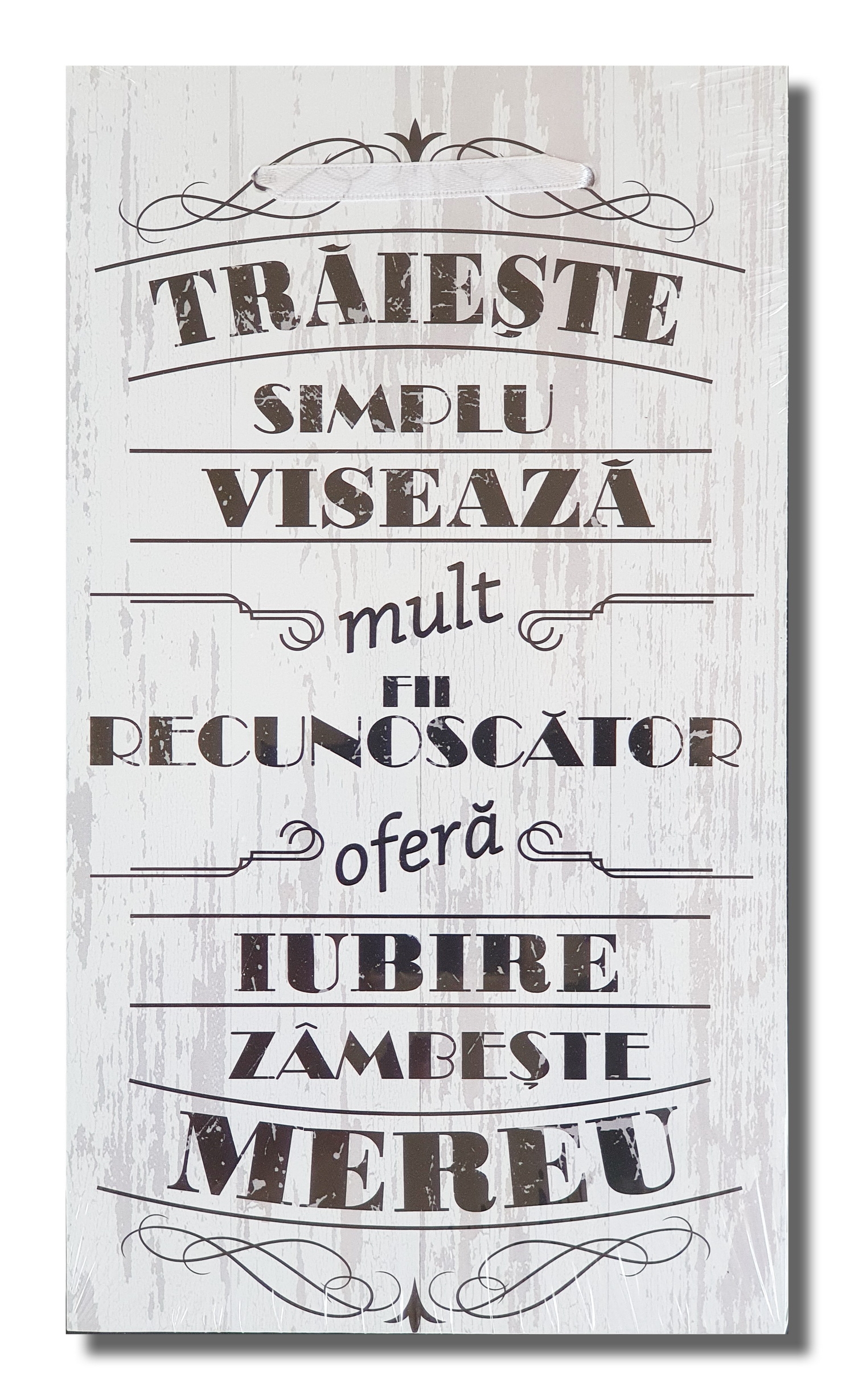 Tablou motivational ( 27x50 ) - Traieste simplu Tablou motivational ( 27x50 ) - Traieste simplu