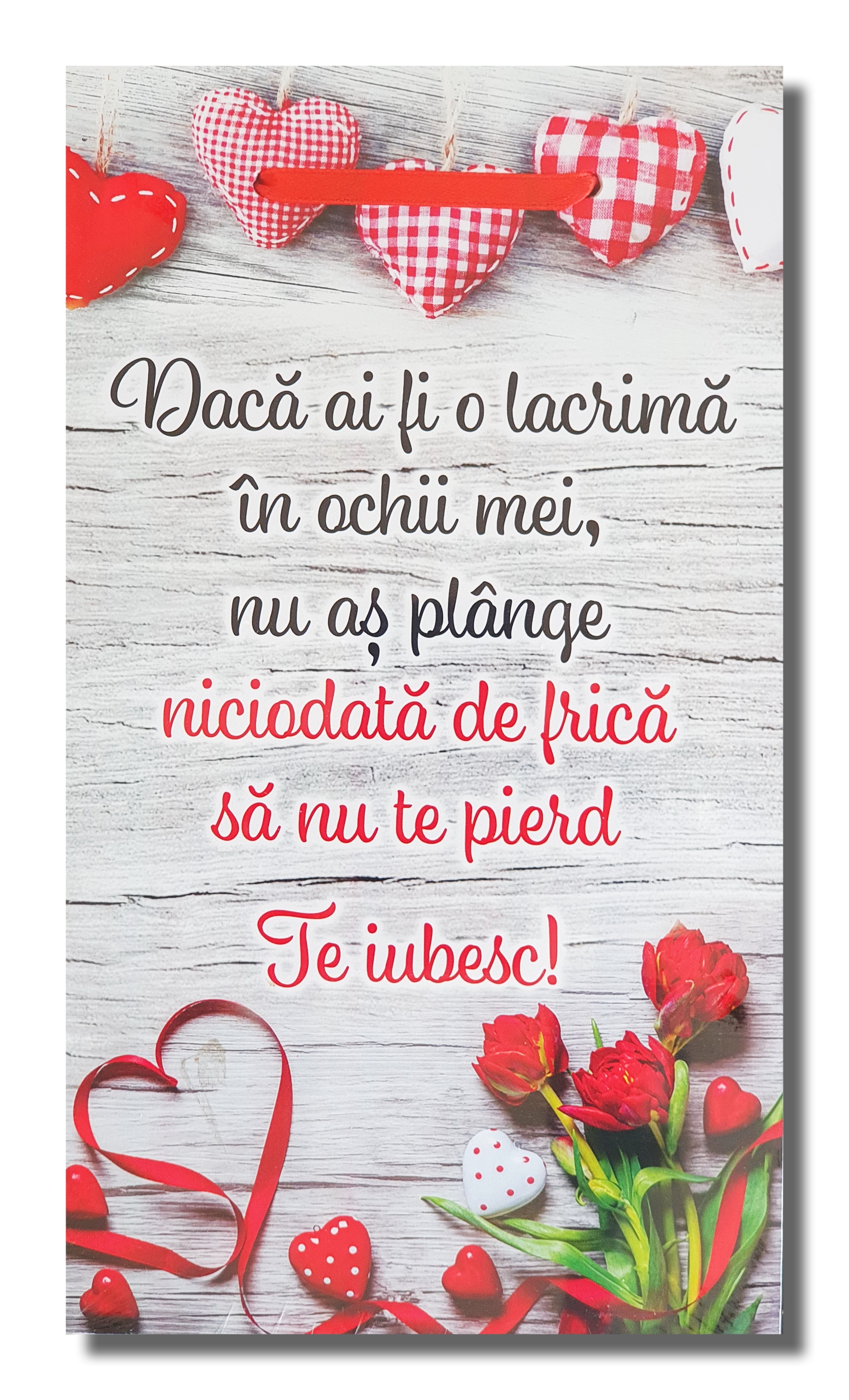 Tablou motivational - Daca ai fi o lacrima (14.5x25.5cm) Tablou motivational - Daca ai fi o lacrima (14.5x25.5cm)