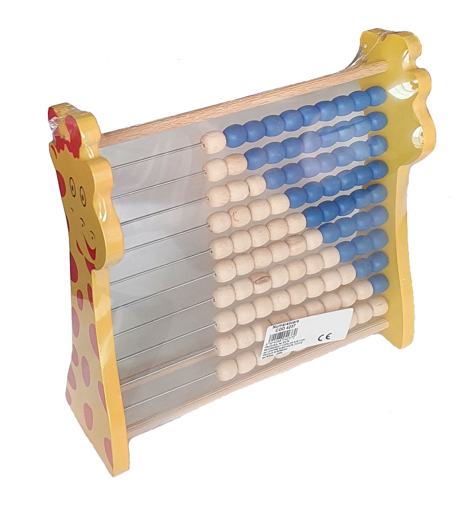 ABAC din lemn , forma de girafa - 100 bile (3+) ABAC din lemn , forma de girafa - 100 bile (3+)