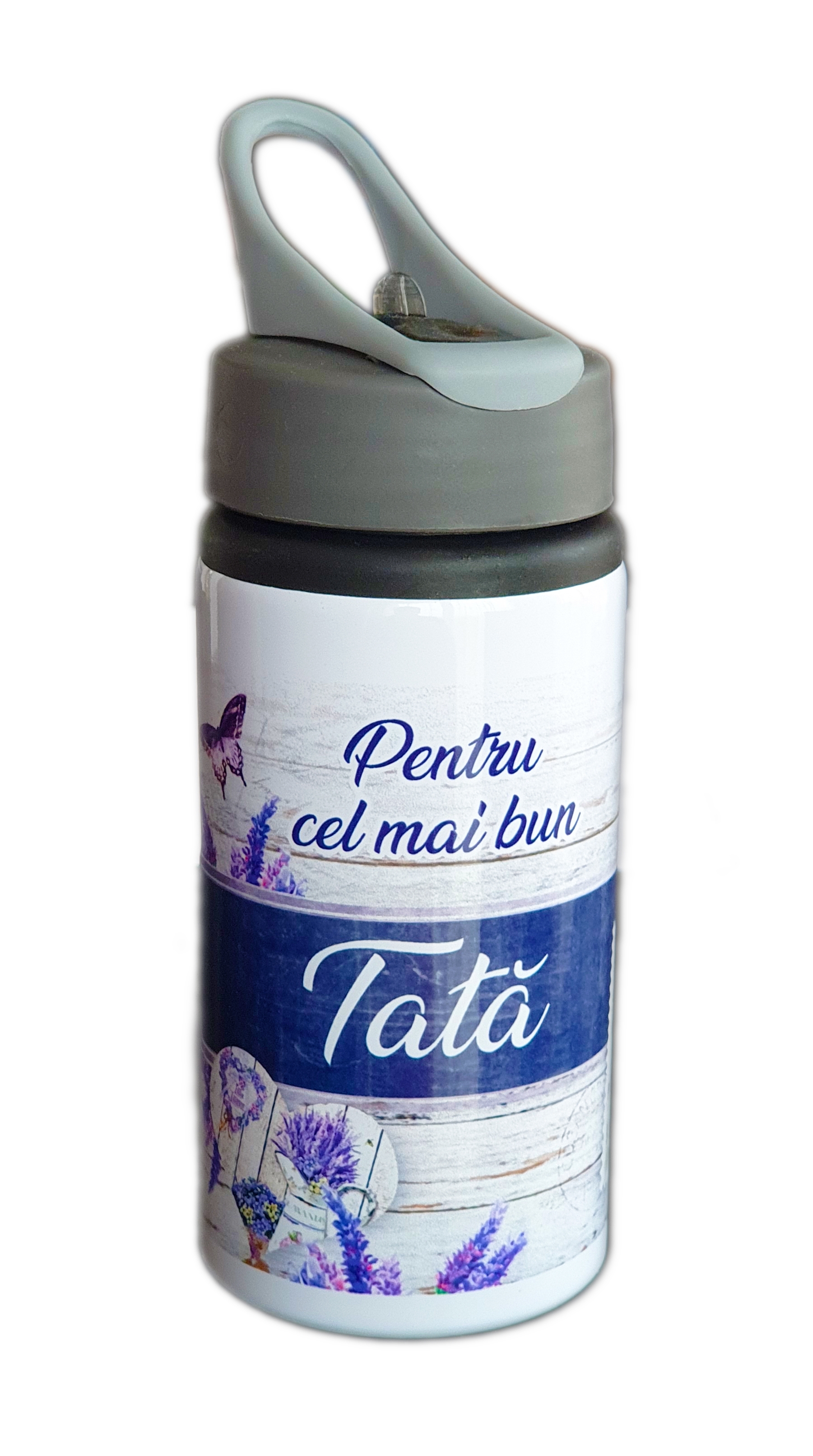 Bidon apa din aluminiu, personalizat - Pentru cel mai bun tata Bidon apa din aluminiu, personalizat - Pentru cel mai bun tata