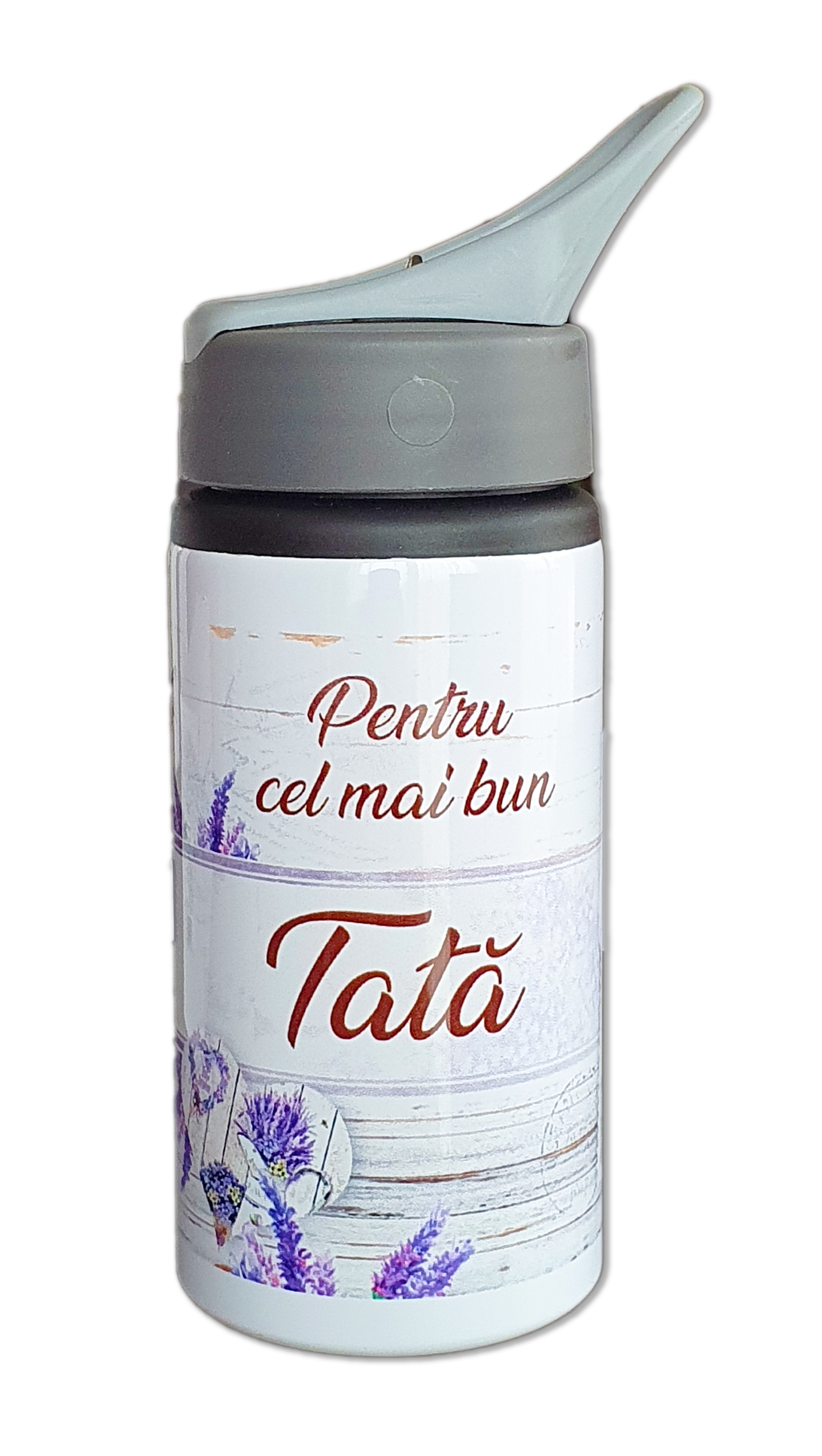 Bidon apa din aluminiu, personalizat - Pentru cel mai bun tata Bidon apa din aluminiu, personalizat - Pentru cel mai bun tata
