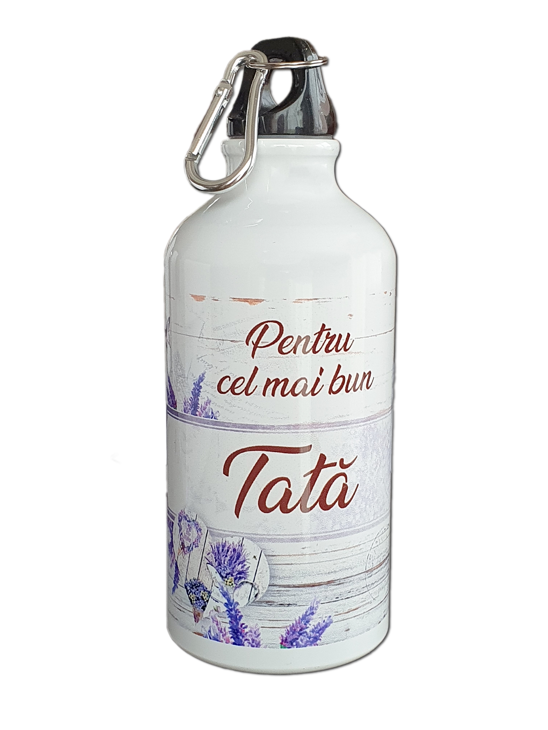 Bidon apa din aluminiu, personalizat - Pentru cel mai bun tata