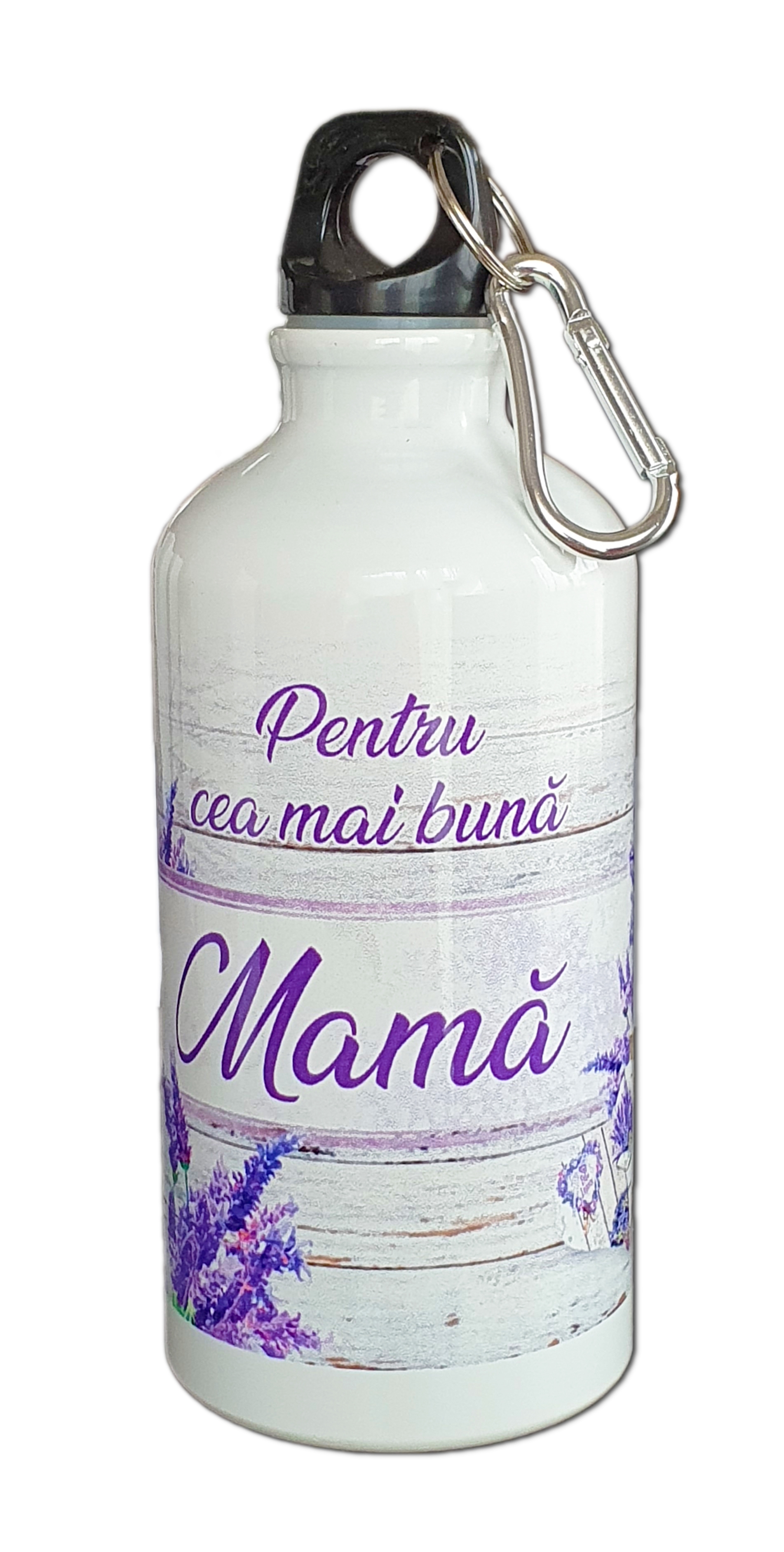 Bidon apa din aluminiu, personalizat - Pentru cea mai buna mama Bidon apa din aluminiu, personalizat - Pentru cea mai buna mama