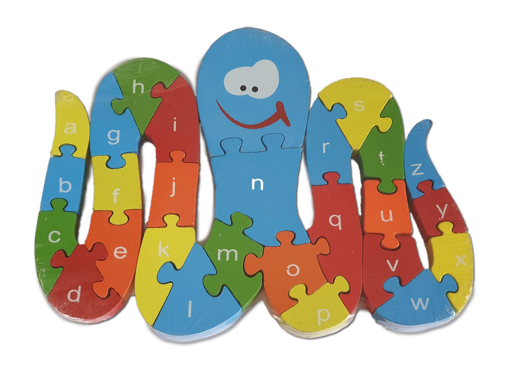 Jucarii din lemn - Puzzle caracatita Jucarii din lemn - Puzzle caracatita