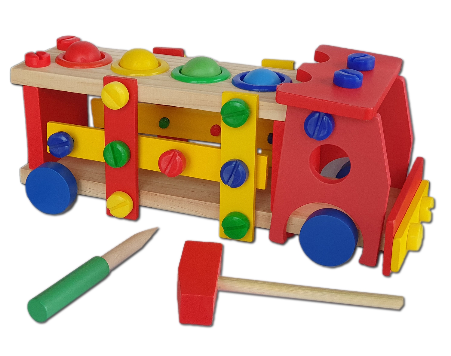 Jucarie din lemn - Camion