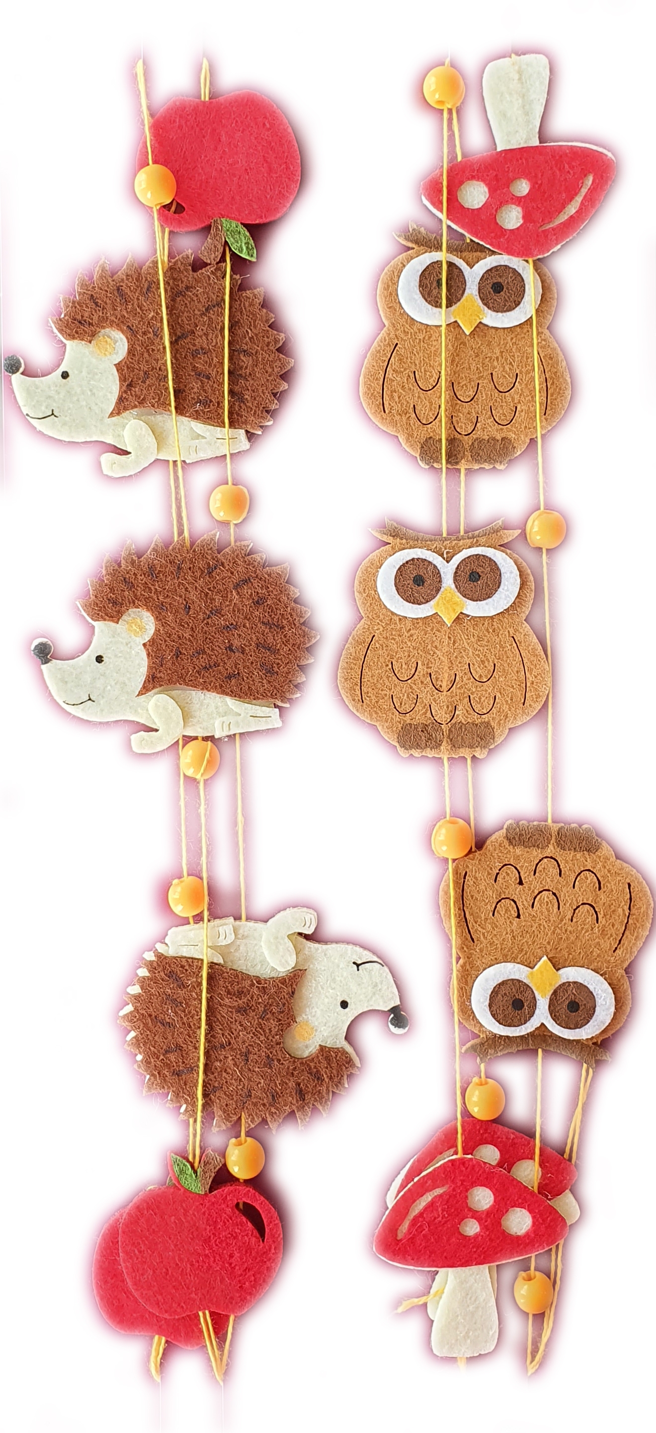 Ghirlande decorative - Arici-bufnita