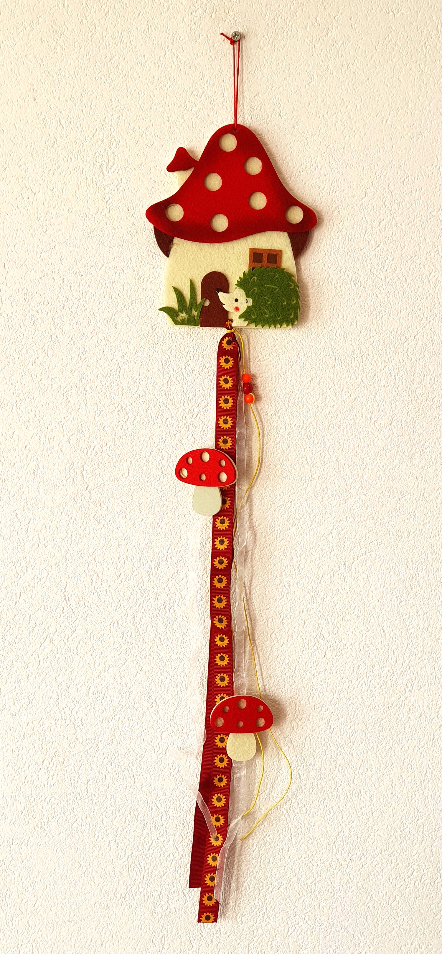 Ghirlanda decorativa - Arici-ciuperci Ghirlanda decorativa - Arici-ciuperci