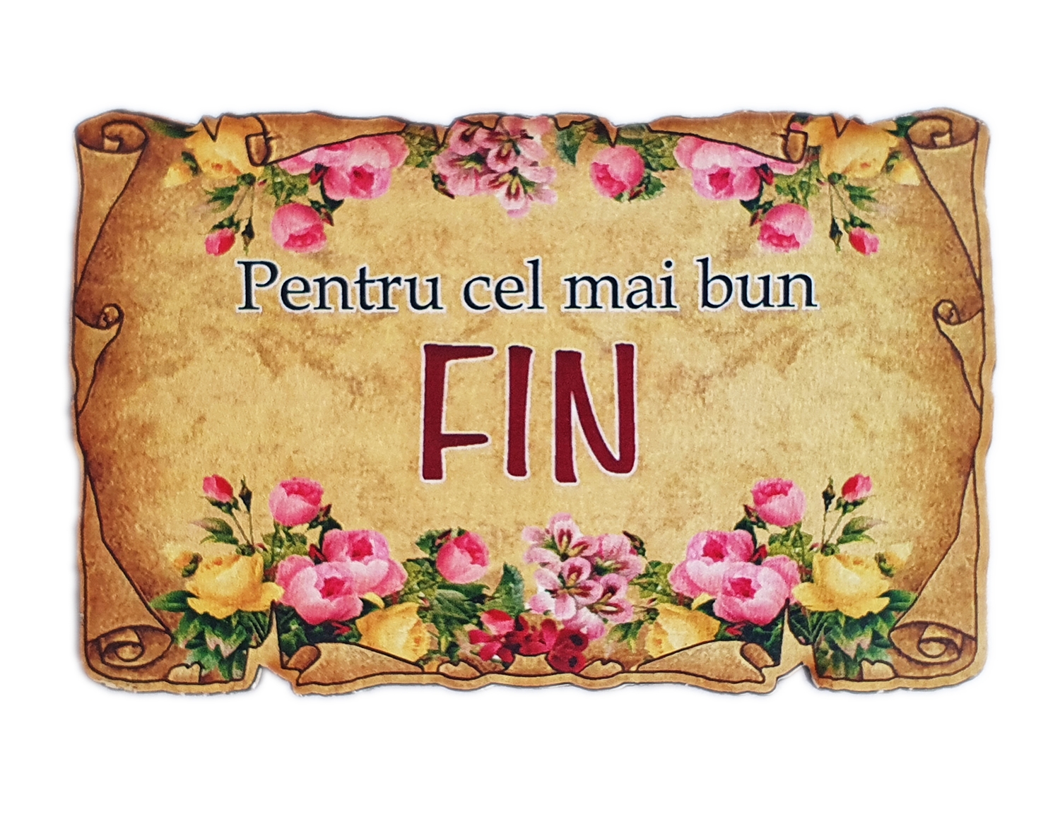 Magnet de frigider - Diploma pentru cel mai bun fin Magnet de frigider - Diploma pentru cel mai bun fin